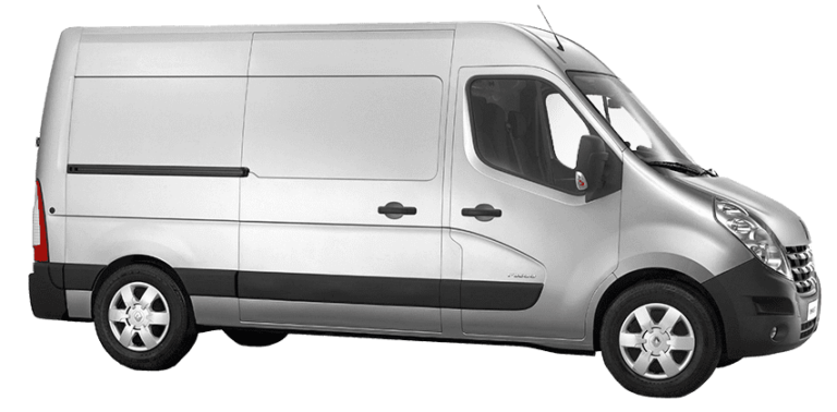 Transporter in Silbergrau