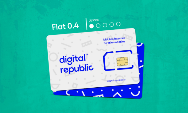 Flat 0.4 - SIM-Karte inkl. 365 Tage unlimitiert Internet