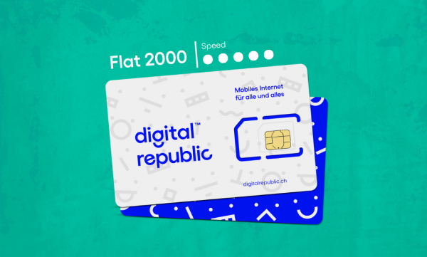 Flat 2000 - SIM-Karte inkl. 30 Tage unlimitiert Internet