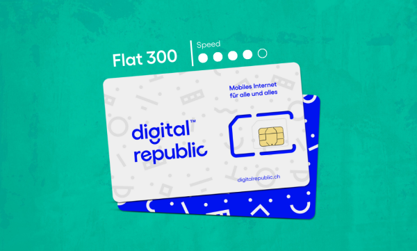 Flat 300 - SIM-Karte inkl. 30 Tage unlimitiert Internet